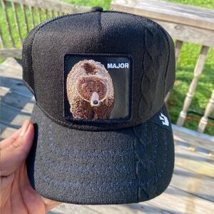 Goorin Bros "MAJOR" Grizzly Bear Patch Adjustable Hat